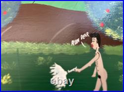 Folk Art By Benny Carter Title (THE RACE IS ON) 1st painting of 2000