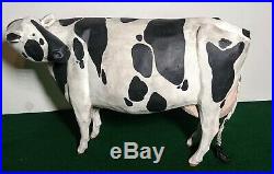 Folk Art Holstein Milk Cow Larry Koosed 2008 Hand Carved & Painted