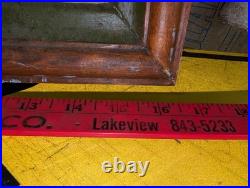 Folk Art Oil Painting Western Black Bears Scene Signed