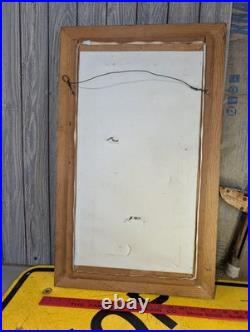 Folk Art Oil Painting Western Black Bears Scene Signed