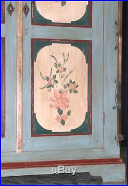 Folk Art Painted Armoire, Russia ca. 1880. Can be used as computer work station