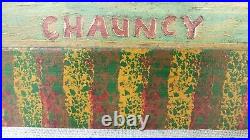 Folk Art Painting CHAUNCEY THE COW 16x19 signed AMOS