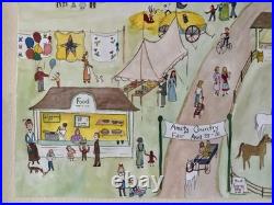 Folk Art Painting PA Amity Country Fair Berks County PA by Marjorie A Yocom