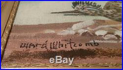 Folk art painting (WARD WHITCOMB) FAMOUS. DISNEY ARTIST & BIG BEAR, Ca