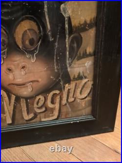 Fred Stonehouse Oso Negro Og Signed Art Painting Chicago Folk Outsider Rare 1999 Fred Stonehouse Oso Negro Og Signed Art Painting Chicago Folk Outsider Rare 1999