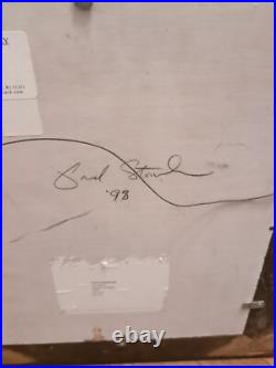 Fred Stonehouse Oso Negro Og Signed Art Painting Chicago Folk Outsider Rare 1999 Fred Stonehouse Oso Negro Og Signed Art Painting Chicago Folk Outsider Rare 1999