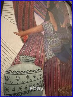 GUATEMALAN FOLK ART PAINTING Women Figures Signed Alvarez JOYABAJ