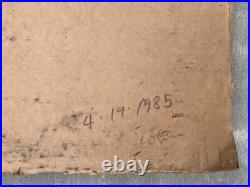 George Colin 1985 Original Artwork George Colin 1985 Original Artwork