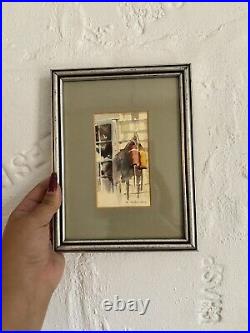 Gordon Robinson Signed Original Watercolor Painting Kennebunkport Maine Nautical