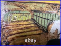 GullahFolk Art Painting Rev. J. F. Simmons Retired School Bus Driver Signed