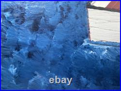 GullahFolk Woodburning Painting Rev. J. F. Simmons Da Row Boat Signed