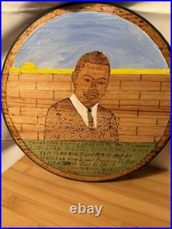Gullah Folk Art Woodburning Reverend J F Simmons Saint Helena High School