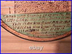 Gullah Folk Art Woodburning Reverend J F Simmons Saint Helena High School