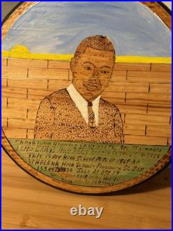 Gullah Folk Art Woodburning Reverend J F Simmons Saint Helena High School