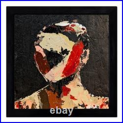HAVLOCK Cherry Damage Syndrome Original Framed Painting Modern Abstract withCOA
