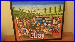 Haitian Folk Art Painting Artist Reilot Robert 2003