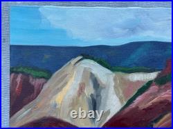 Holli Gersh Signed Oil Painting Landscape Naive Folk Art Fauvist Fauvism Fauve