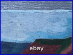 Holli Gersh Signed Oil Painting Landscape Naive Folk Art Fauvist Fauvism Fauve
