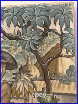 Ida Wayan Turun Bali Indonesia Early Painting Signed Listed 1955