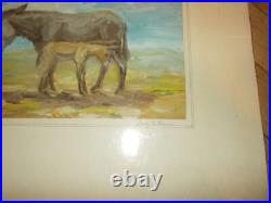 Inez Tatum Mother & Child Oil Paintings 11 X 8.5