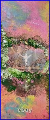 Interesting heavenly wildly colored Folk Art with Abstract and Outsider Tendency