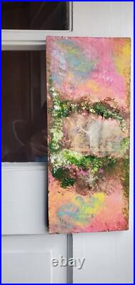 Interesting heavenly wildly colored Folk Art with Abstract and Outsider Tendency