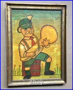 Jack Savitsky (1910-1991) folk art oil painting