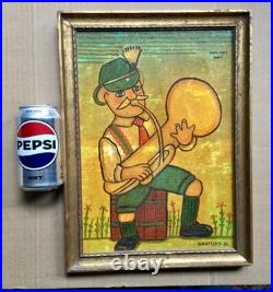 Jack Savitsky (1910-1991) folk art oil painting