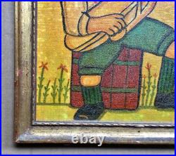 Jack Savitsky (1910-1991) folk art oil painting