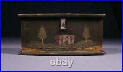 Jacob Weber Miniature Paint Decorated Trinket Box Lancaster County PA Folk Art