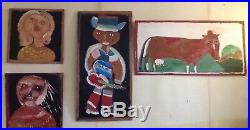 Jimmy Lee Sudduth Folk Art Painting collection The Reclaimed Life Coker Alabama