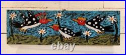 John Sperry Outsider Southern Primitive Bird Folk Art Painting Woodpecker Birds