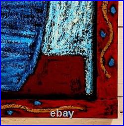 John Sperry Outsider Southern Primitive Folk Art Painting Sweethearts