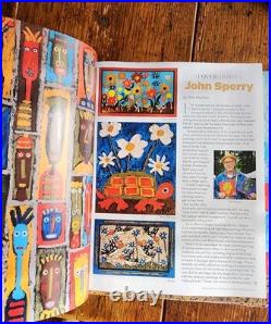 John Sperry Outsider Southern Primitive Folk Art Woodpecker Birds Painting John Sperry Outsider Southern Primitive Folk Art Woodpecker Birds Painting