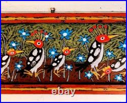 John Sperry Outsider Southern Primitive Folk Art Woodpecker Birds Painting John Sperry Outsider Southern Primitive Folk Art Woodpecker Birds Painting