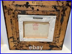 Jonas Bradford Original Oil painting 7x9Canvas Amish School 16x18 Frame Folk Art