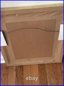 Jovan Obican original painting signed folk art primitive framed