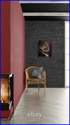 LMNOP Original Painting Acrylic Contemporary Fine Art Decor Expressionist 16x20