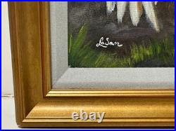 La San Lasan Original Bible Painting Psalm 914 God's Protection Under His Wings