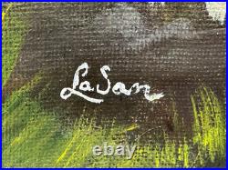 La San Lasan Original Bible Painting Psalm 914 God's Protection Under His Wings