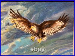 La San Lasan Original Bible Painting Psalm 914 God's Protection Under His Wings