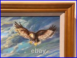 La San Lasan Original Bible Painting Psalm 914 God's Protection Under His Wings