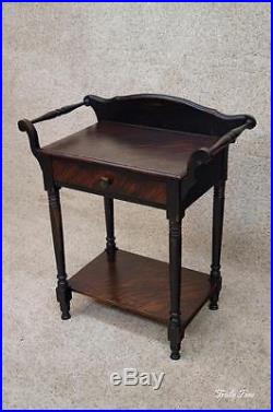 Lancaster Co. PA Dutch Folk Art Grain Painted Washstand Nightstand End Table