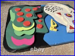 Larry Pazol Contemporary Michigan Folk Art Sculpture Painting Cut Out 31 x 22