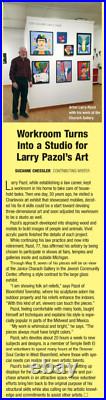 Larry Pazol Contemporary Michigan Folk Art Sculpture Painting Cut Out 31 x 22