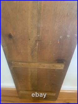 Late 18th Century Folk Art style Pennsylvania Dutch Painting in Wood Fraktur