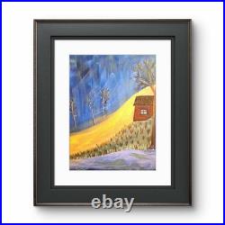 Little House, Golden Hill Whimsical Folk Art Landscape