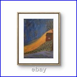 Little House, Golden Hill Whimsical Folk Art Landscape