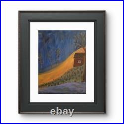 Little House, Golden Hill Whimsical Folk Art Landscape