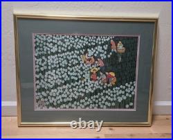 Liu Feng Tao (Attr.) Gouache on Paper Chinese Folk Art Painting, Signed 22x27